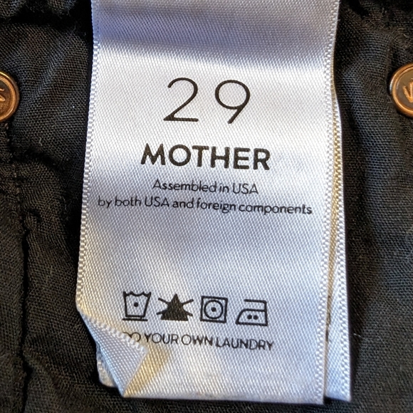 Mother Skinny Jeans Gray Distressed Mid Rise The Looker Last Chance Saloon Sz 29 - Picture 10 of 10